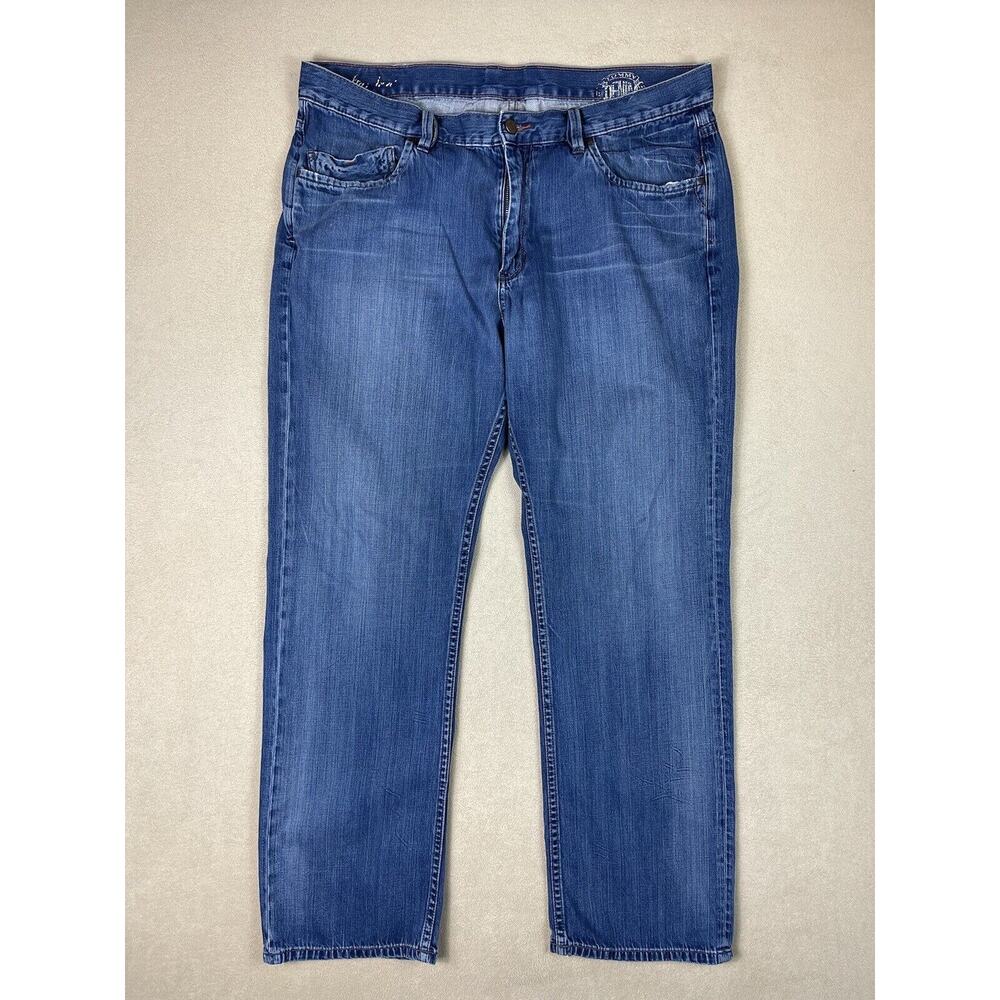 Tommy Bahama Jeans Adult 38x32 Blue Straight Leg Casual Everyday Pockets Mens